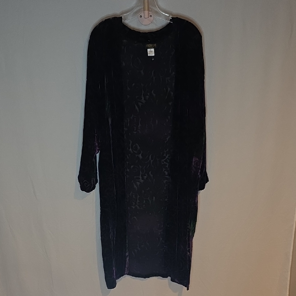 A Touch of Class Holographic Velvet Cardigan